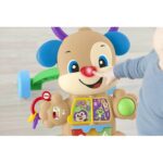 Deambulatore con ruote Fisher-Price Suono Luci Cane Multilingue