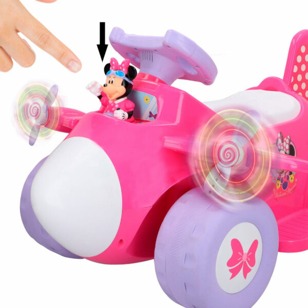 Macchina Elettrica per Bambini Minnie Mouse Batteria Aereo 6 V