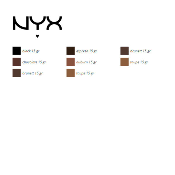 Trucco per Sopracciglia Fill & Fluff NYX (15 g)