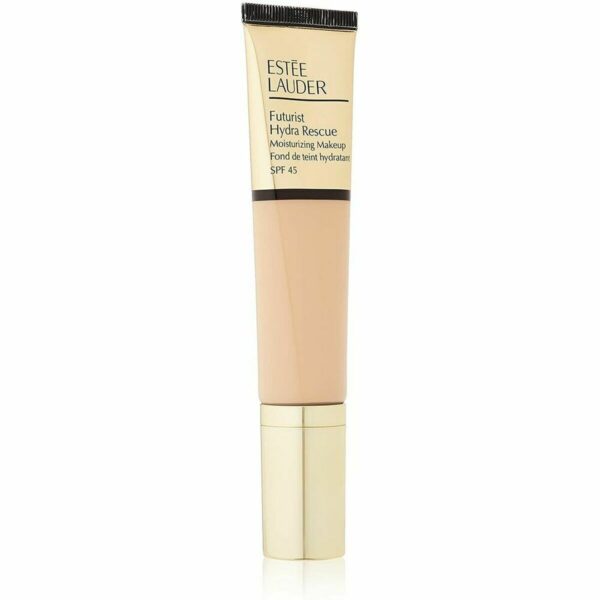 Base per Trucco Fluida Estee Lauder Futurist Hydra Rescue Nº 1W2-sand Nero Beige Spf 45