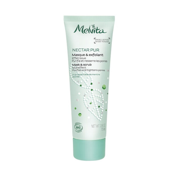 Maschera Esfoliante 2 in 1 Melvita Nectar Puro 75 ml