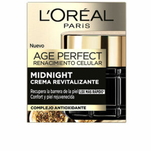 Crema Notte Antietà L'Oreal Make Up Age Perfect 50 ml Revitalizzante