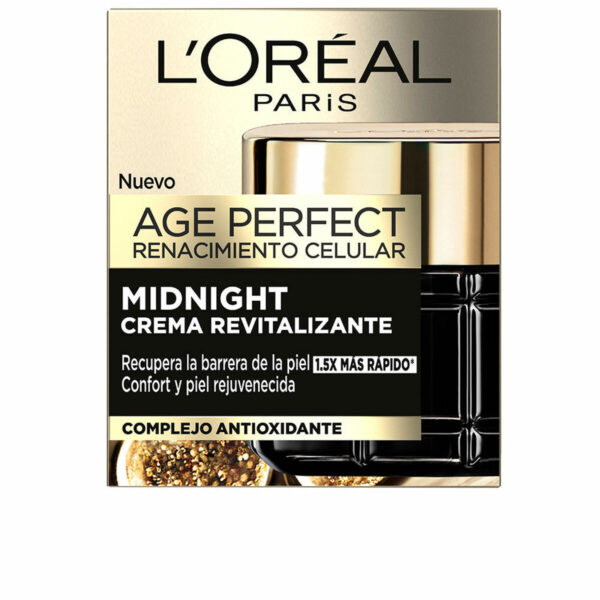 Crema Notte Antietà L'Oreal Make Up Age Perfect 50 ml Revitalizzante