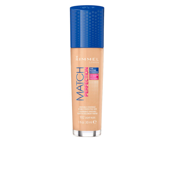 Base per Trucco Fluida Match Perfection Rimmel London (30 ml)
