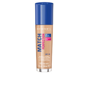 Base per Trucco Fluida Rimmel London Match Perfection Nº 203 Spf 20 30 ml