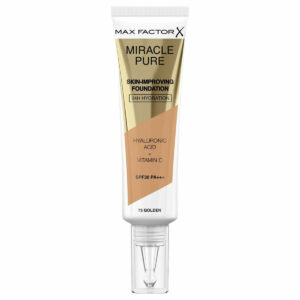 Base per Trucco Fluida Max Factor Miracle Pure 75-golden SPF 30 (30 ml)