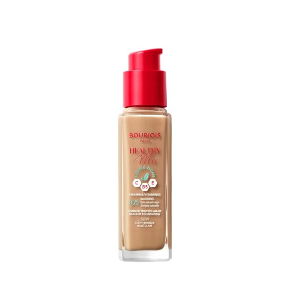 Base per Trucco Fluida Bourjois Healthy Mix 56-light bronze Nº 56-Light Bronze 30 ml