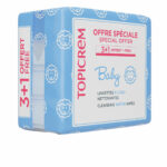 Salviettine Umidificate Topicrem BABY (pacco da 4) (60 Unità)