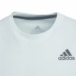 Maglia a Maniche Corte per Bambini Adidas Club Tennis 3 bandas Bianco
