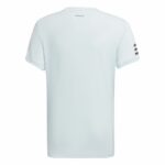 Maglia a Maniche Corte per Bambini Adidas Club Tennis 3 bandas Bianco
