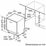 Lavastoviglie BOSCH SMH4EVX08E 6P 3ªB 44dBA INT Bianco 60 cm