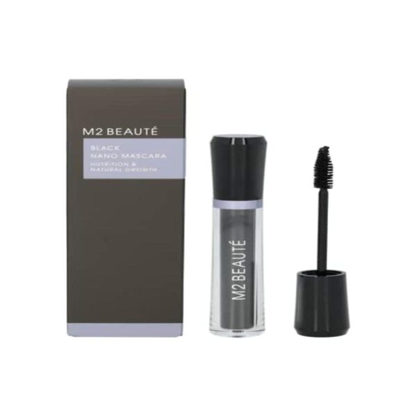 Mascara per Ciglia M2 Beauté Black Nano Nero 6 ml Nutrire