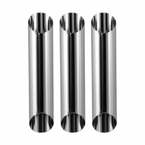 Set di Stampi da Pasticceria Quttin Acciaio 3 Pezzi 2,5 x 12,5 cm (36 Unità)