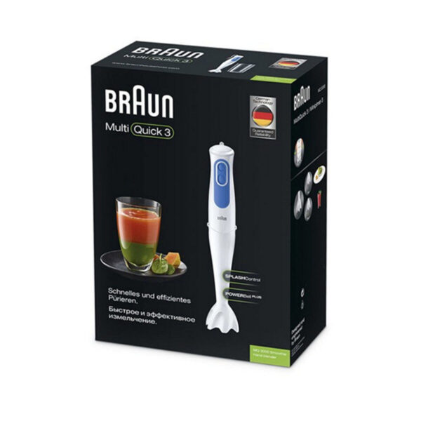 Frullatore ad Immersione Braun MQ 3000 Smoothie Bianco Bianco/Blu 700 W