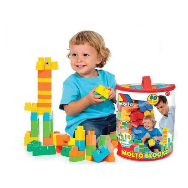 Set di Costruzioni Moltó 12461 80 Pezzi