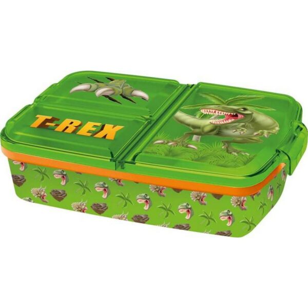 Portapranzo con Scompartimento per Posate Stor Dinosaur (6,7 x 16,5 x 19,5 cm)