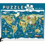 Puzzle per Bambini Educa Mapamundi (200 pcs)