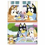 Set di 2 Puzzle Educa Bluey 48 Pezzi