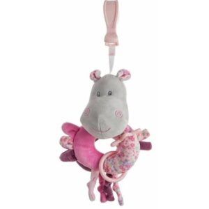 Sonaglio Activity Ippopotamo Rosa 20cm