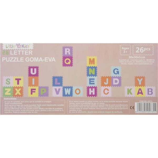 Puzzle per Bambini 26 Pezzi Alfabeto 32 x 32 x 1 cm