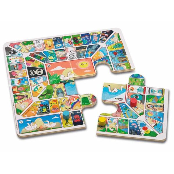 Tabellone per Parcheesi e Gioco dell'Oca Cayro 12 x 19,5 x 5 cm