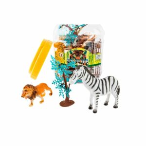 Figure di animali DKD Home Decor PVC Alluminio (2 Unità )