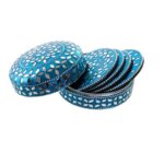 Sottobicchieri DKD Home Decor Alluminio Legno MDF (3 pcs)