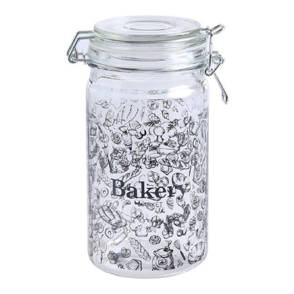 Barattolo DKD Home Decor Cristallo Nero Ferro (10 x 12,5 x 20 cm) (1 L) (2 Unità) 10 x 12.5 x 20 cm 1 L (2 pcs)