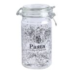 Barattolo DKD Home Decor Cristallo Nero Ferro (10 x 12,5 x 20 cm) (1 L) (2 Unità) 10 x 12.5 x 20 cm 1 L (2 pcs)