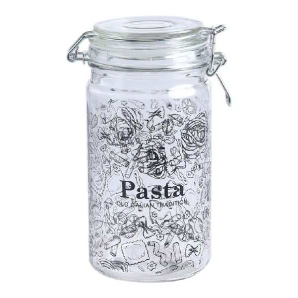 Barattolo DKD Home Decor Cristallo Nero Ferro (10 x 12,5 x 20 cm) (1 L) (2 Unità) 10 x 12.5 x 20 cm 1 L (2 pcs)