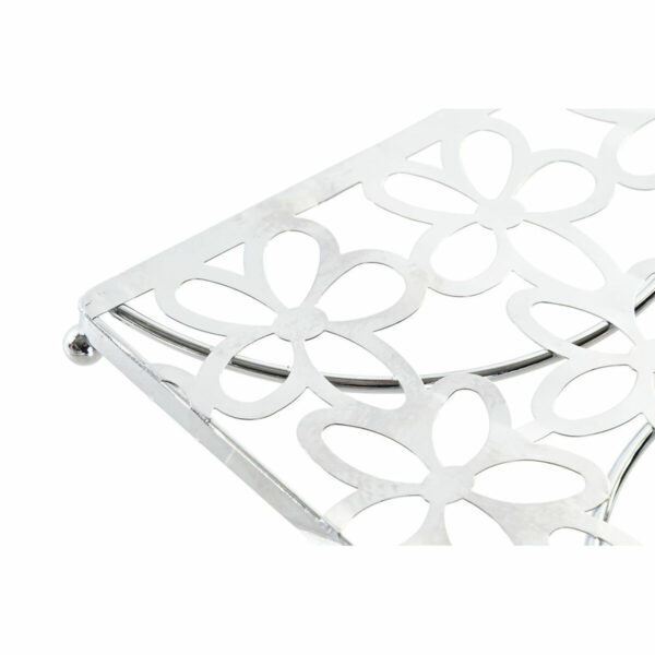 Sottopentola DKD Home Decor Argentato Metallo Plastica 18 x 18 x 1,5 cm