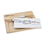 Tagliere per formaggi DKD Home Decor Bambù Gres 24,5 x 20 x 1,2 cm Marinaio