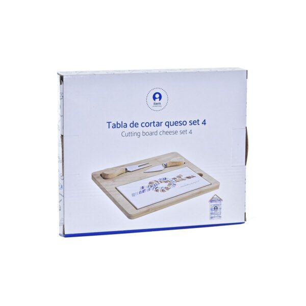 Tagliere per formaggi DKD Home Decor Bambù Gres 24,5 x 20 x 1,2 cm Marinaio