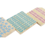 Sottobicchieri DKD Home Decor Africa Bambù Coloniale Africano (6 pcs)