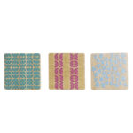 Sottobicchieri DKD Home Decor Africa Bambù Coloniale Africano (6 pcs)