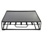 Contenitore per Sistemare le Capsule di Caffè DKD Home Decor 28,7 x 32 x 7 cm Nero Metallo