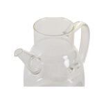Oliera DKD Home Decor 17 x 10 x 15,5 cm Argentato Acciaio inossidabile 550 ml Vetro Borosilicato