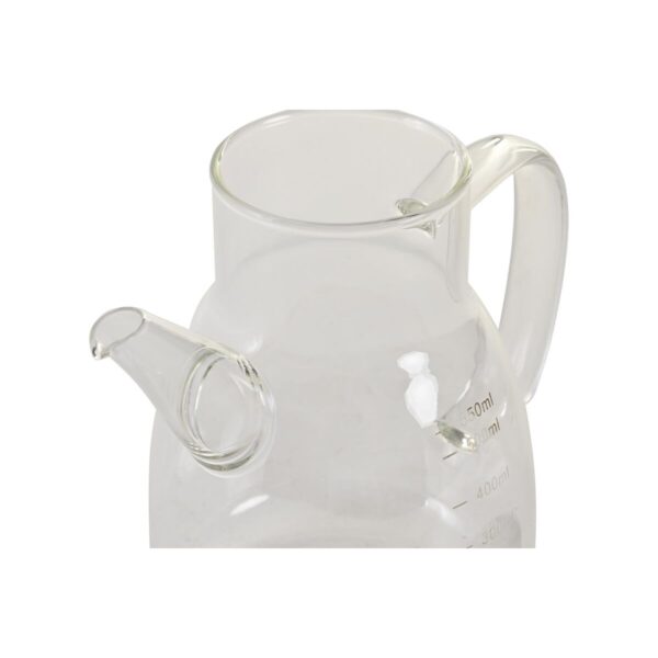 Oliera DKD Home Decor 17 x 10 x 15,5 cm Argentato Acciaio inossidabile 550 ml Vetro Borosilicato