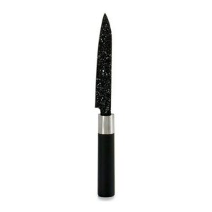 Coltello da Cucina Kinvara Nero Acciaio inossidabile Plastica Acciaio inossidabile/Legno 2,5 x 24 x 2,5 cm