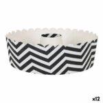Stampo da Forno Quttin Nero 18 x 6 cm 4 Pezzi