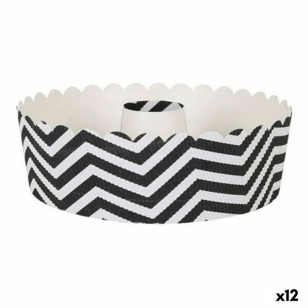 Stampo da Forno Quttin Nero 18 x 6 cm 4 Pezzi