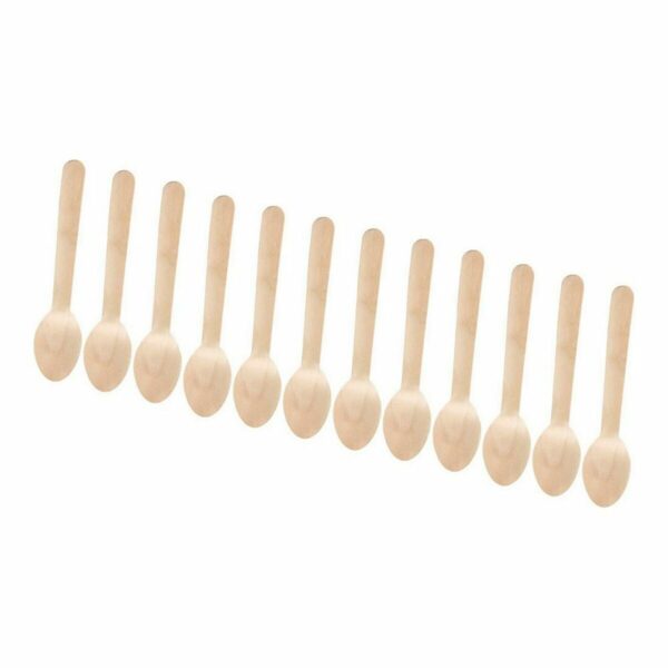 Posate Monouso Legno 36 Unità 16 x 3,3 x 1,7 cm