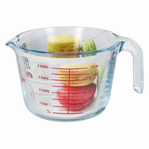 Caraffa Dosatrice Quttin 1 L Vetro (6 Unità)