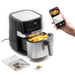 Friggitrice ad Aria InnovaGoods Fryinn Pro 5500 Nero 1700 W 5,5 L Acciaio inossidabile