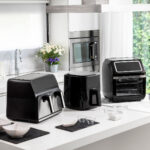 Friggitrice ad Aria con Bilancia InnovaGoods Fryinn Balance 5000 Nero 1500 W 5 L Acciaio inossidabile