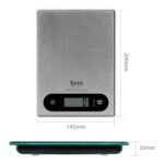 bilancia da cucina TM Electron Grigio 5 kg