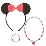 Set di Collana e Bracciali Minnie Mouse