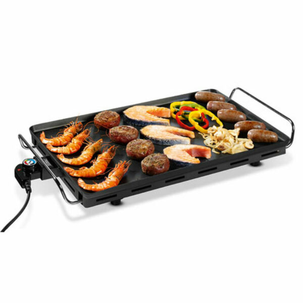 Piastra in Pietra per Arrostire Princess Table Grill Alluminio 36 x 60 cm Nero