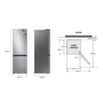 Lavatrice Samsung RB34C602DSA 186 Argentato