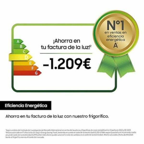 Lavatrice Samsung RB34C602DSA 186 Argentato